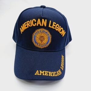 Embroidered American Legion Navy Blue Strapback Cap